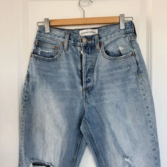 DENIM FORUM | The Boyfriend High Rise Loose 28L Size 25 - Picture 6 of 15